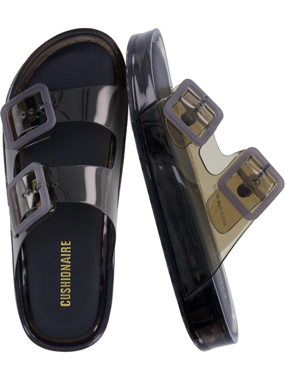Women's Smoke Waterproof Double Buckle Adjustable Slip-On Casual Wear